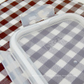 Contenedor hermético de almacenamiento de alimentos de vidrio de borosilicato con tapa